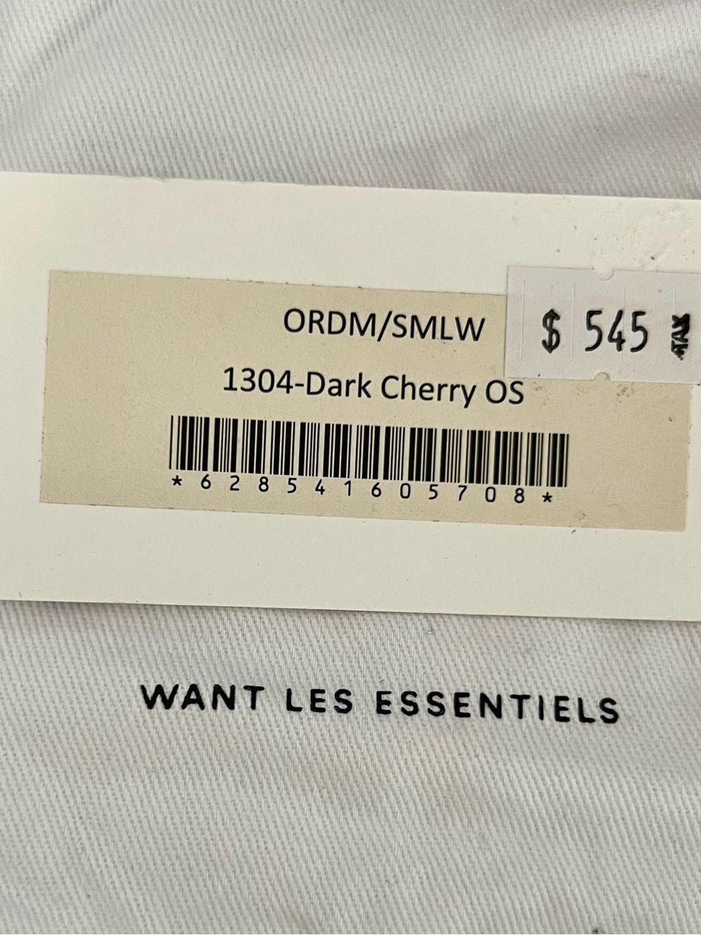 WANT Les ESSENTIELS Petite Dark Cherry Ohare Tote Bag - Picture 7 of 9